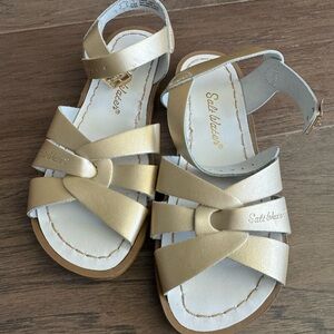 Salt Water Sandals by Hoy Gold Kids Sandals